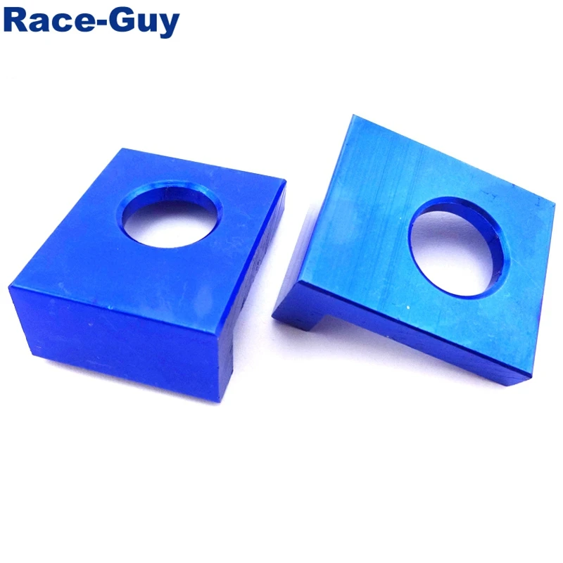 TC-Motor Blue CNC Aluminum15mm Chain Adjusters Axle Blocks For Chinese Pit Dirt Motor Bike Motocross Motorcycle