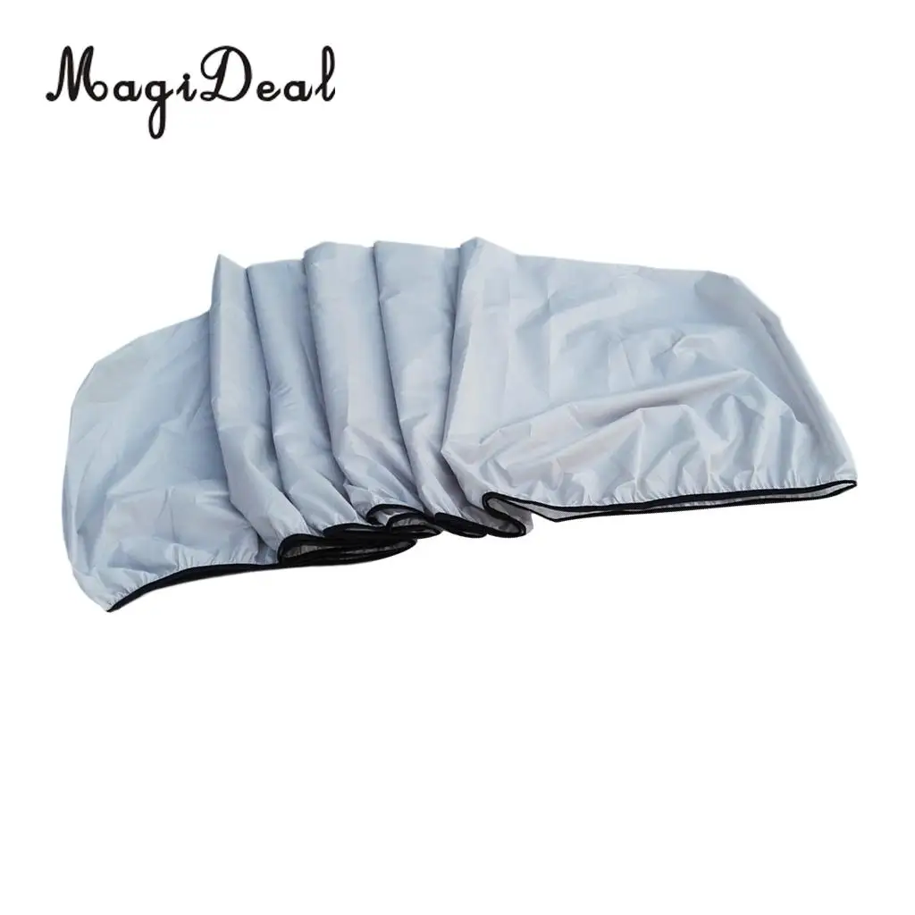 MagiDeal Universal Waterproof Sunblock Cloth 3.5-4m Kayak Canoe Storage Dust Cover Shield for Rowing Boat Dinghy Acce Light Grey