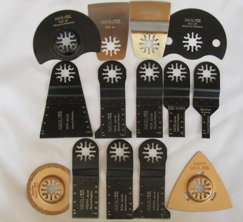 14 pcs set Oscillating multi tool Saw Blades Accessory for Fein,Dremel