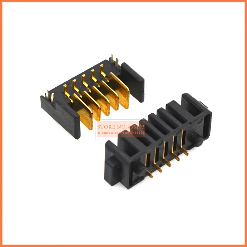 Новый 5 пара/лот аккумуляторная батарея для ноутбука разъем шаг 2 мм 5PIN мужской +