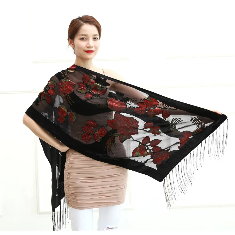 Женский шарф из вискозы с принтом камелии на весну 2019|shawl winter|women scarfscarves for sale |