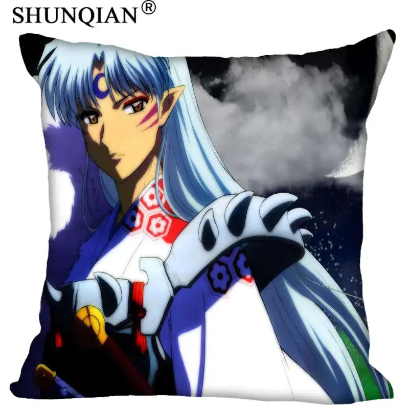 Пользовательский Inuyasha наволочка молнии с двух сторон 35x35 см 40x40 см 45x45 см 50x50 см 60x60 см пользовательские ваш образ - Цвет: Pillowcase