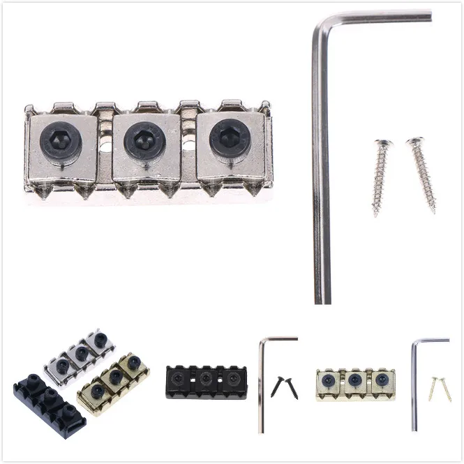 

1Set 43mm Electric Guitar String Pillow Double Electric Guitar Locking Nut String Lock With Wrench Guitar Parts & Accessories