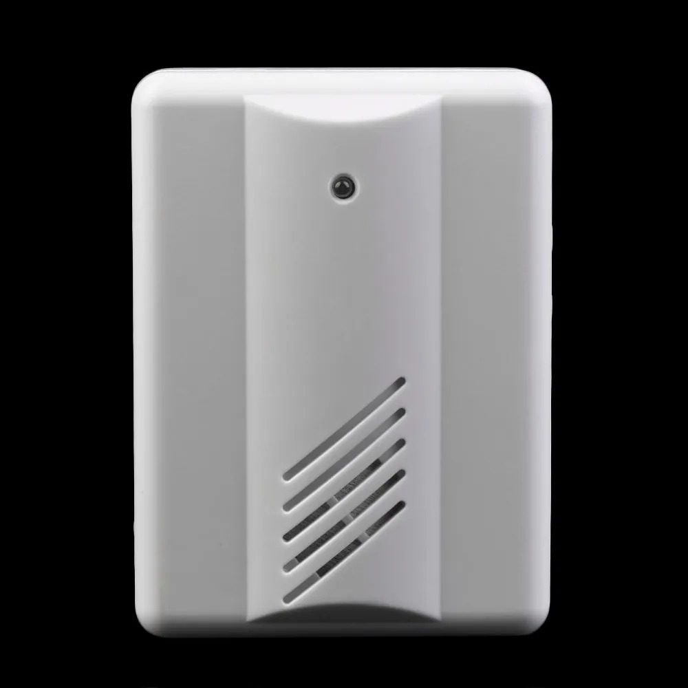 

Wireless Detector Alarm Driveway Patrol Garage Infrared Wireless IR Remote Security Doorbell Alarm System Motion Sensor White