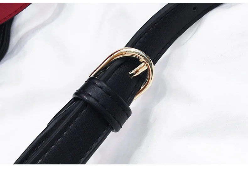 Rabbit Printing Bag Ladies Sweet Round Crossbody Bags Women Leahter Circle Handbags Girl Alice's Mini Black Blue Messenger Purse (10)