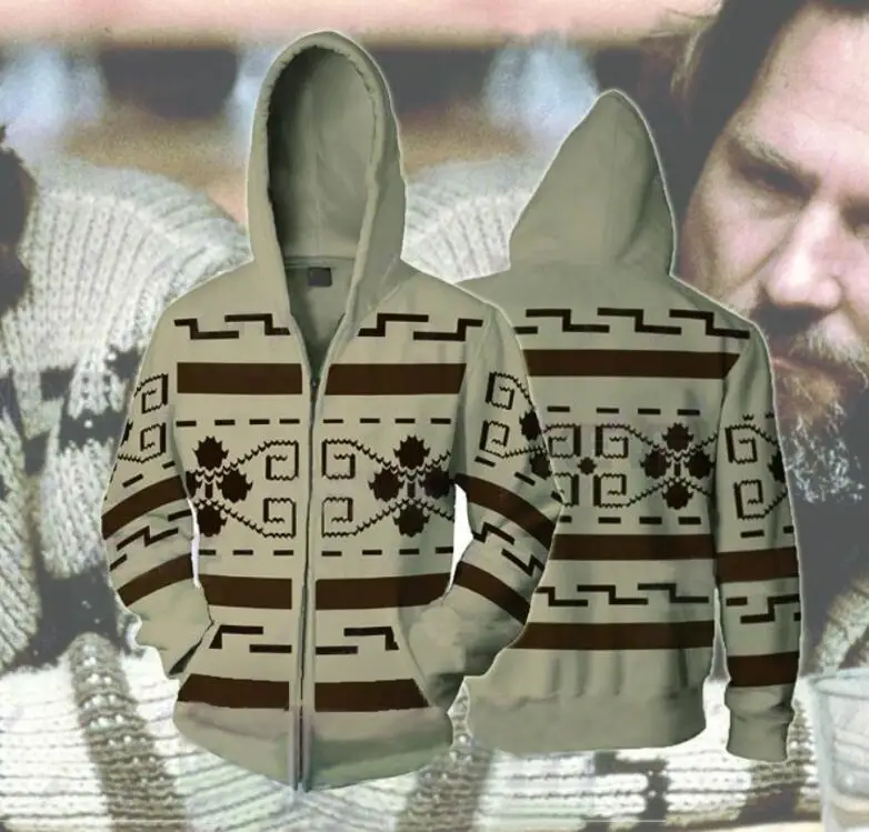 Большой Lebowski маскарадный костюм толстовка с капюшоном Джефф мосты толстовки