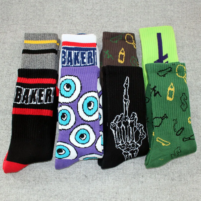 WJFXSOX 1 пара/лот, новая мода, DEATHWISH, Джаспер Бейкер, Харадзюку, стильные толстые махровые счастливые носки, скейтборд, хлопковые мужские носки