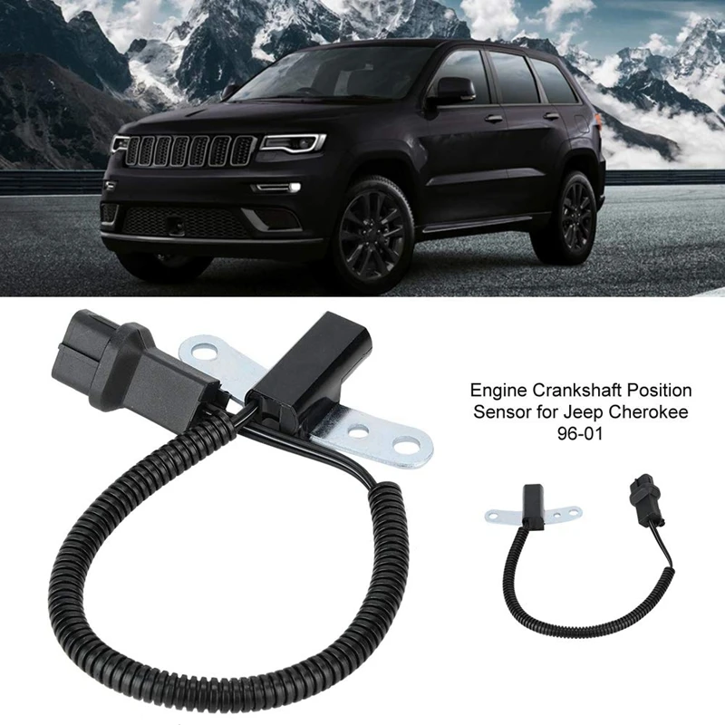 Подходит для Je-e-p Cherokee 6Cyl 4.0L датчик коленчатого вала внедорожный Oem# 56027866Ae 1997-2001