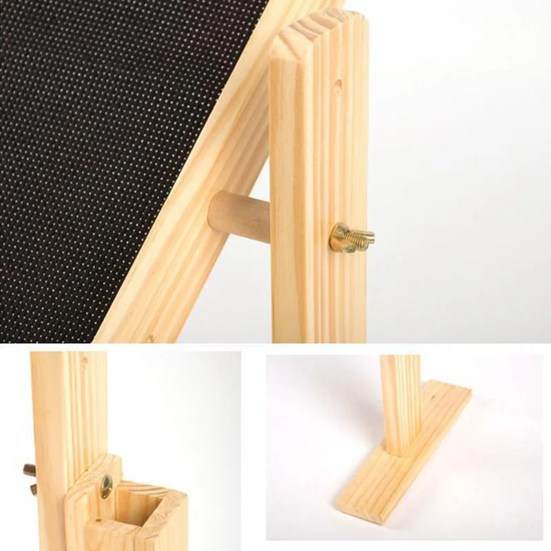 Новая твердая деревянная стойка для вышивки крестиком Регулируемая деревянная подставка настольная рамка для вышивки крестиком TE889