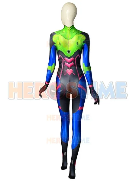 3D принт Cola D. Va Кожа Косплей Костюм на заказ Игра лайкра DVA Nano Zentai костюм Хэллоуин Вечерние боди