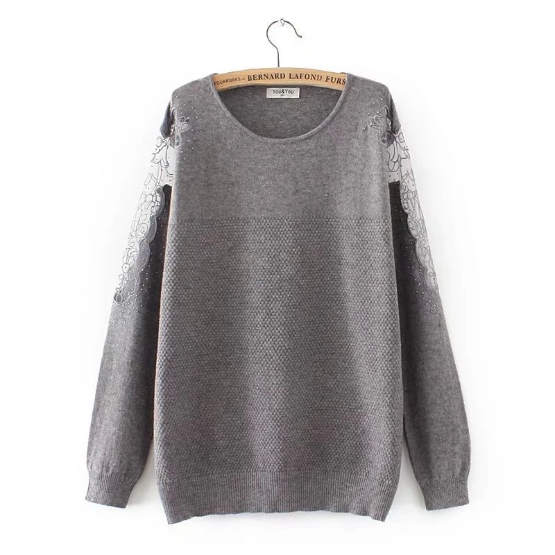 2018 Autumn Hollow Out Women Sweater Plus Size 3XL 4XL Casual O Neck Transparent Long Sleeve Sweaters KKFY2270oil 2018 Autumn Hollow Out Women Sweater Plus Size 3XL 4XL Casual O Neck Transparent Long Sleeve Sweaters KKFY2270oil