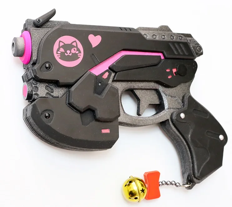 

Overwatch Hana Song D.Va Skin Black Cat Weapon Cosplay Replica Gun Prop