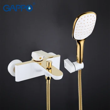 

GAPPO bathtub faucets white and golden bathroom faucet for bathroom mixer shower faucet Luxury bath mixer