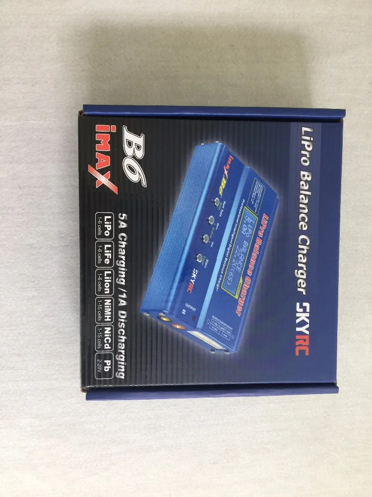 

100% Original Skyrc imax b6 digital lcd intelligent balance charger for rc lipo nimh battery