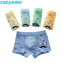 Cutyome/5 шт./лот; нижнее белье для маленьких мальчиков; одежда для маленьких мальчиков; детские короткие трусики-шорты с героями мультфильмов; детские трусы-боксеры; нижнее белье для детей 7, 8, 9 лет
