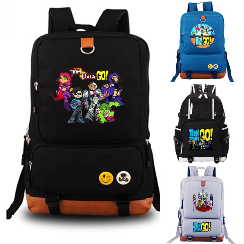 

Teen Titans Go school bag backpack student school bag Notebook backpack Leisure Daily backpack