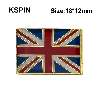 

United Kingdom flag lapel pin badge pin 300pcs a lot Square Shape XY0239