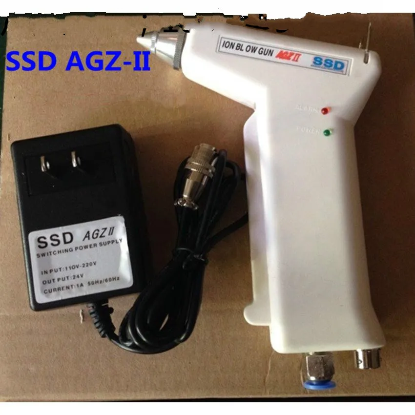 FREE SHIPPING AGZ II Mini handheld DC Ion Gun ESD Ionizing Air Gun