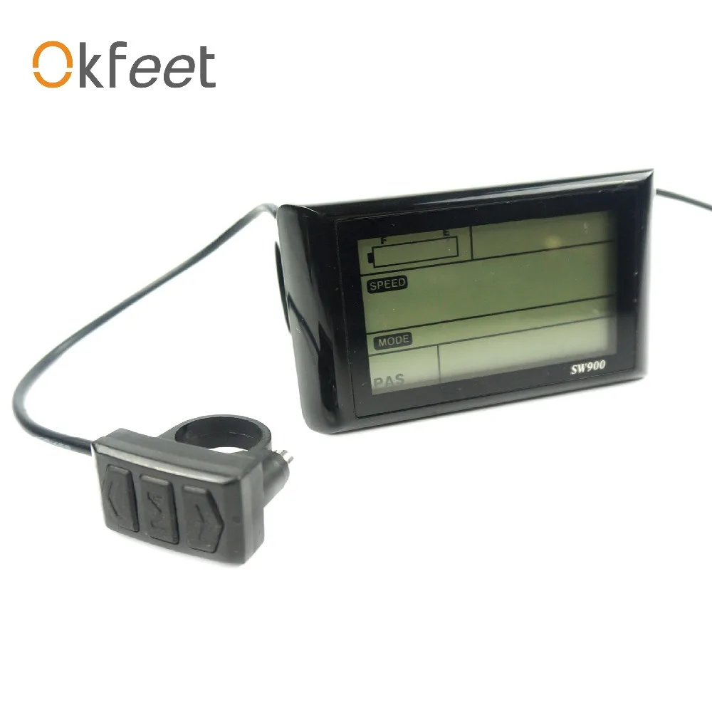 Контроллер Okfeet KQ 250 Вт 36V15A ЖК дисплей SW900 комплект для преобразования