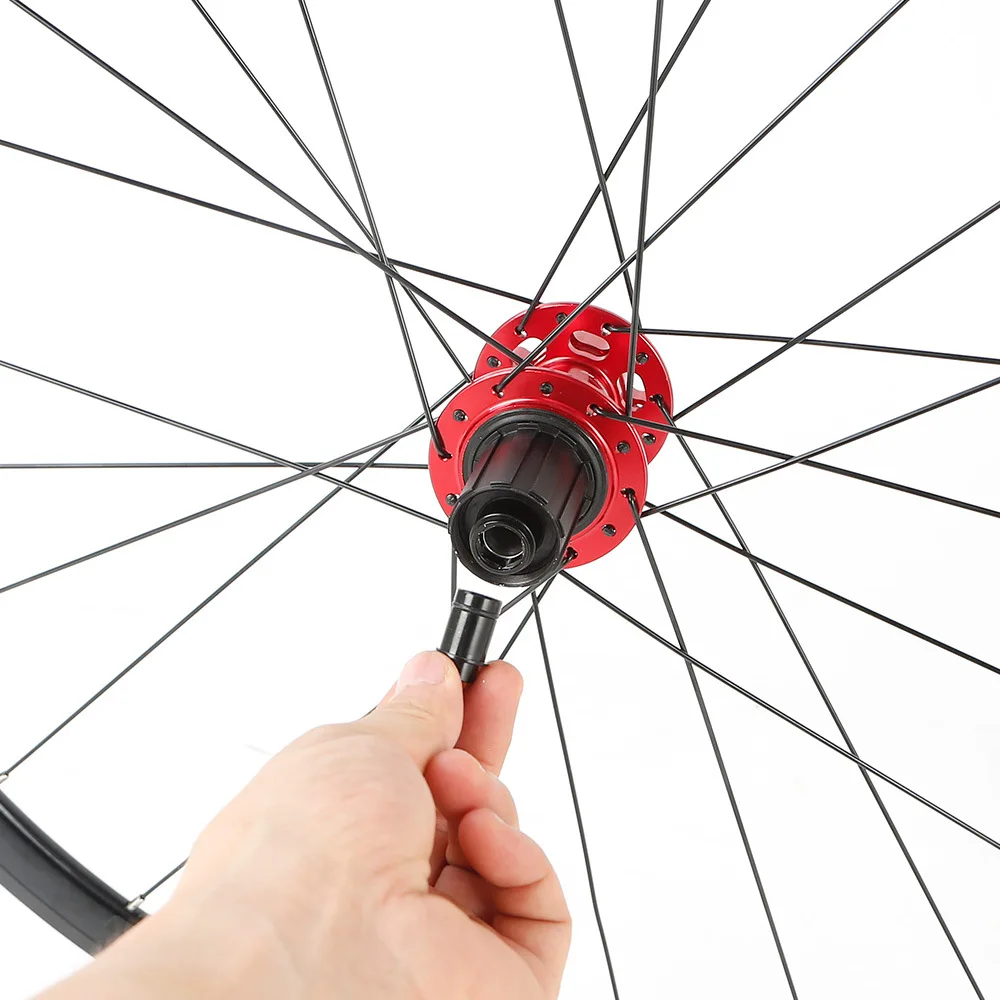 700C Wheels 36mm Depth Disc Brake Racing Rims FV Valve Road Bicycle Wheelset With Adapter Convert Thru-axle Quick Release