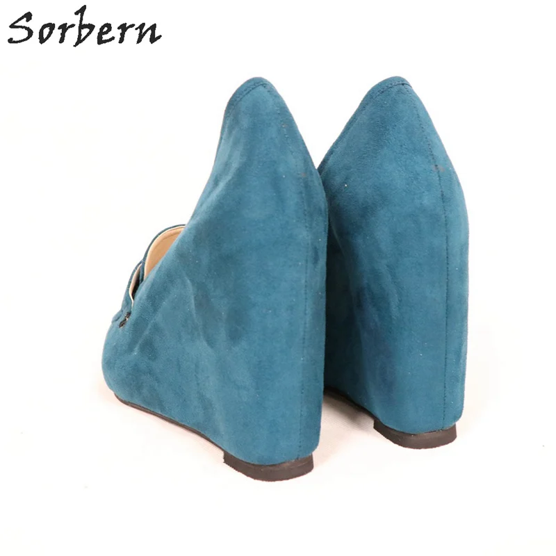 Gamuza Sorbern Alta De Tacones Tamaño Verde Zapatos Cuña Mujeres Plus orden Nuevo t La Plataforma Mujer Hecho Las Bomba 2019 Zapato 6qxr6FA