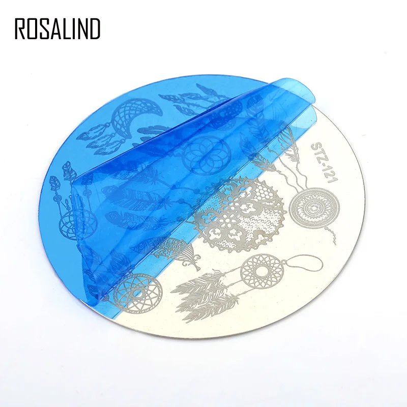 Штамп ROSALIND для дизайна ногтей штамповочная пластина из нержавеющей стали шаблон