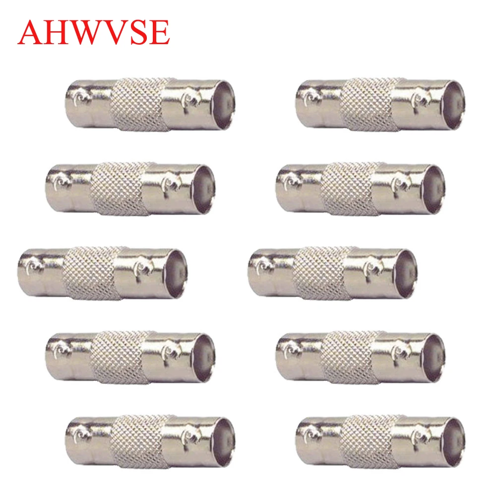 

10pcs BNC Female to Female Inline Coupler Coax BNC Connector Extender for CCTV Camera Security Video Surveillance System