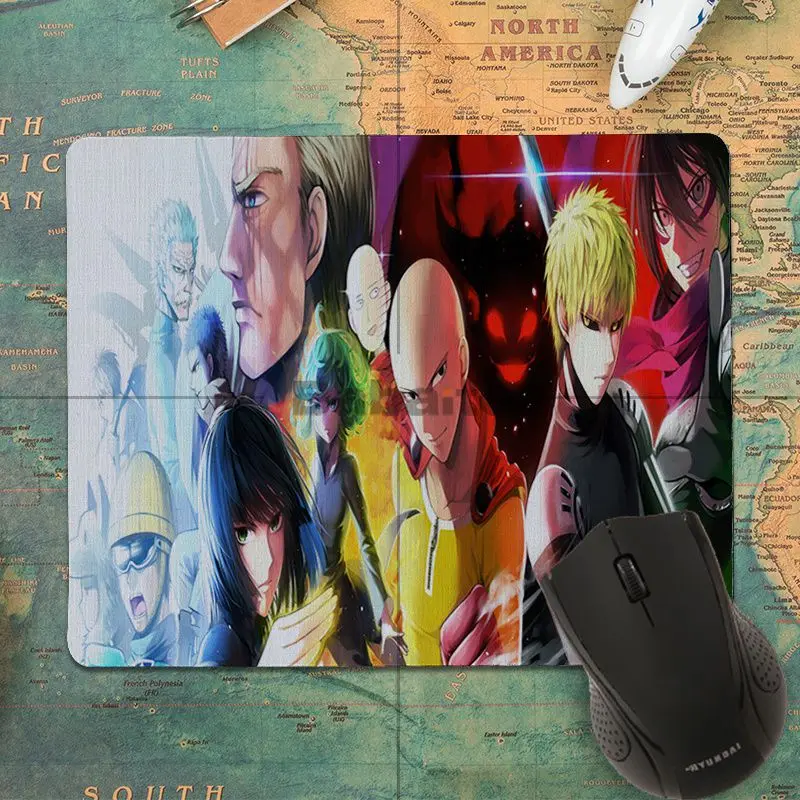 Babaite Подарочный коврик для мальчика One Punch Man аниме красивый коврик для мышки в стиле аниме Противоскользящий прочный силиконовый коврик для мыши