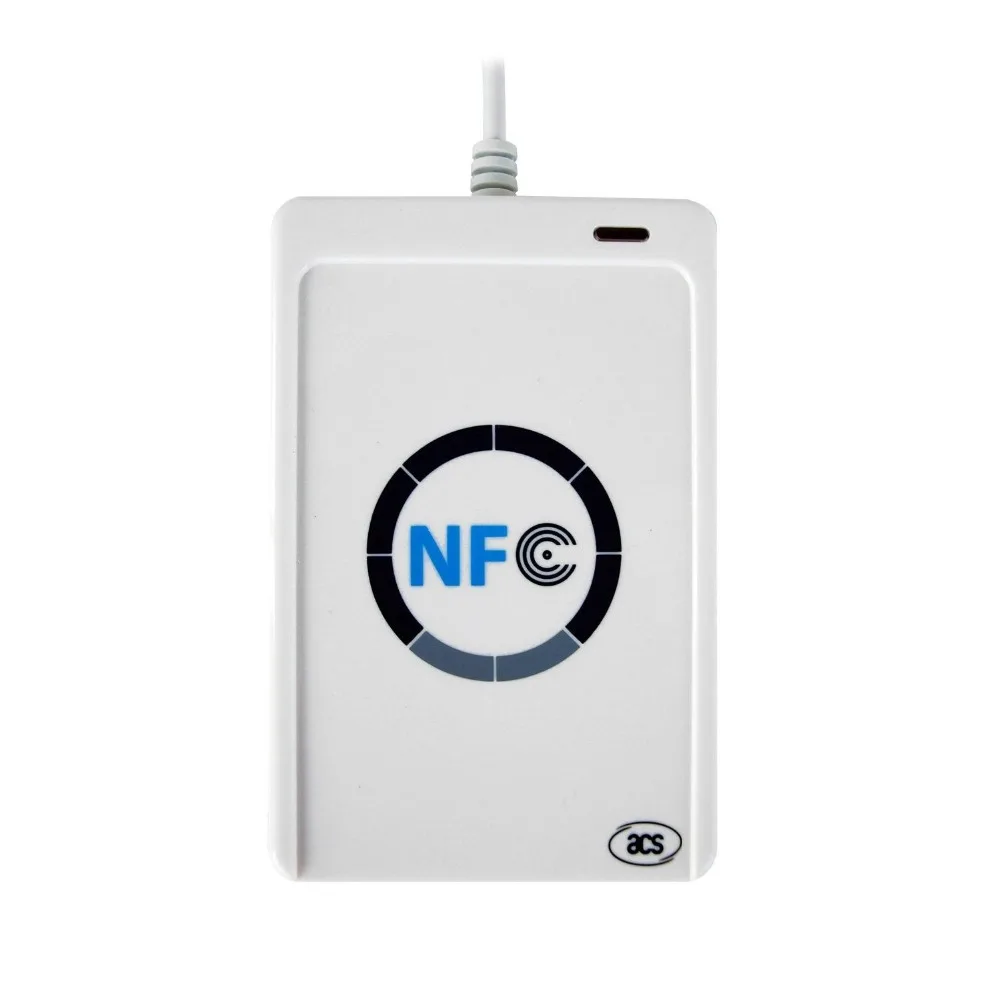 

ACR122u USB NFC Programmer 13.56Mhz RFID Reader Writer+SDK + 5pcs RFID F08 1K IC Card Support Android Linux Mac Windows
