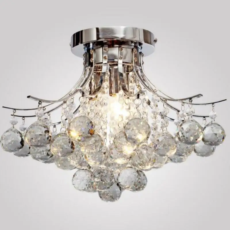 

New High Quality Crystal Chandelier E14 bulb led lamps living room dining room crystal Chandeliers led lustre lamps Z5