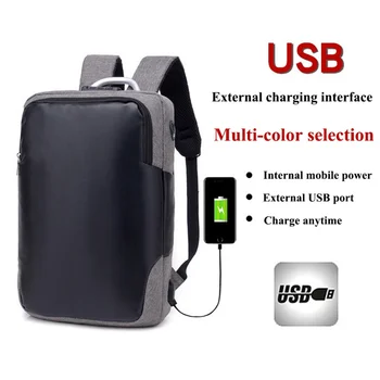 

Outdoor Multifunction USB Charging Men For 15inch Laptop Backpacks For Teenager Fashion Male Mochila Travel Backpack Anti Thief