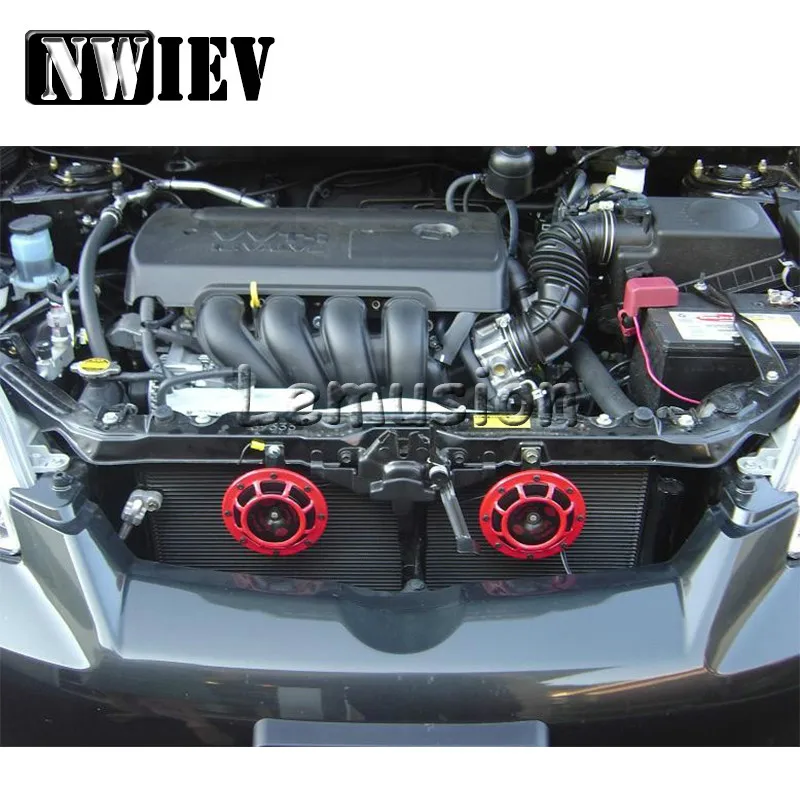 Автомагнитола NWIEV красный Электрический звуковой сигнал для Nissan Qashqai Juke Almera Honda