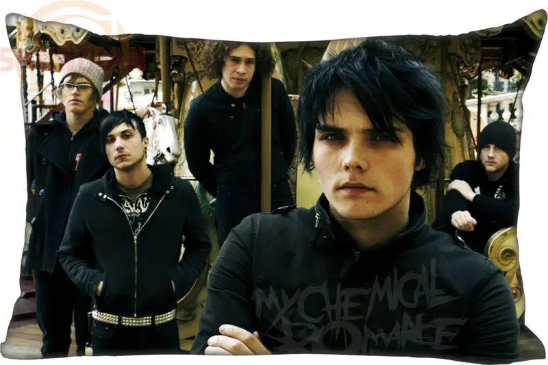 7 Pillowcase My chemical romance Прямоугольная подушка размер 45x35 см(с одной стороны) печать по индивидуальному заказу с молнией полиэстер хлопок наволочка - Цвет: 7 Pillowcase