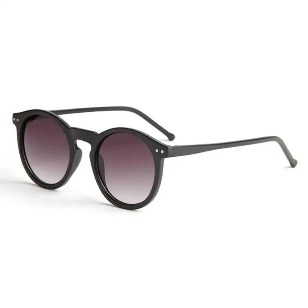 Винтажные круглые солнцезащитные очки, легкие цветные солнцезащитные очки в оправе с защитой от уф400 лучей - Цвет: 9