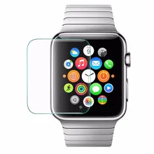 Protective Guard Glass metal Film Screen Protector For iwatch 38mm 42mm Metal Full covered Tempered Glass
