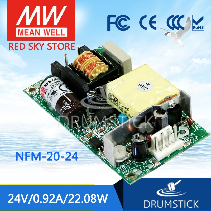 

MEAN WELL NFM-20-24 24V 0.92A meanwell NFM-20 24V 22.08W Switching Power Supply