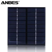 ANBES Solar Panel 9V 2W 115*115*2mm Solar Cells Polycrystalline Silicone Solar Power DIY System For Light Battery Solar Panel