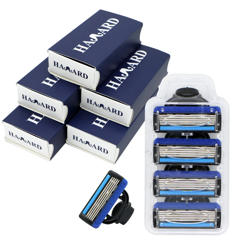 

HAWARD Razor 20 Cartridges 5-layer Replacement Razor Blade Gift Razor Handle Used For Men's Shaving and Women's Hair Removal