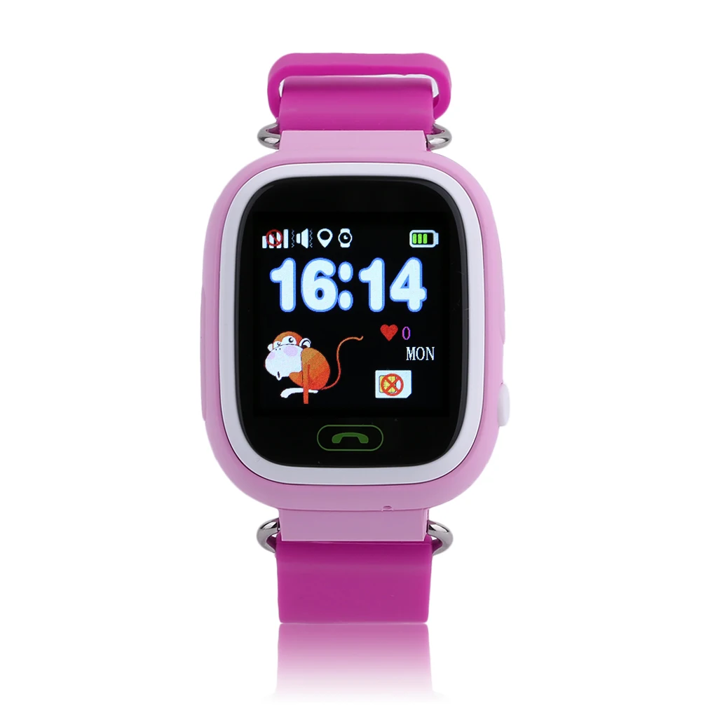 Q90 GPS Kids Smart Watch Phone Position Children Watch 1.22 inch Color Touch Screen SOS Baby Safe Smart Watch Christmas Gifts