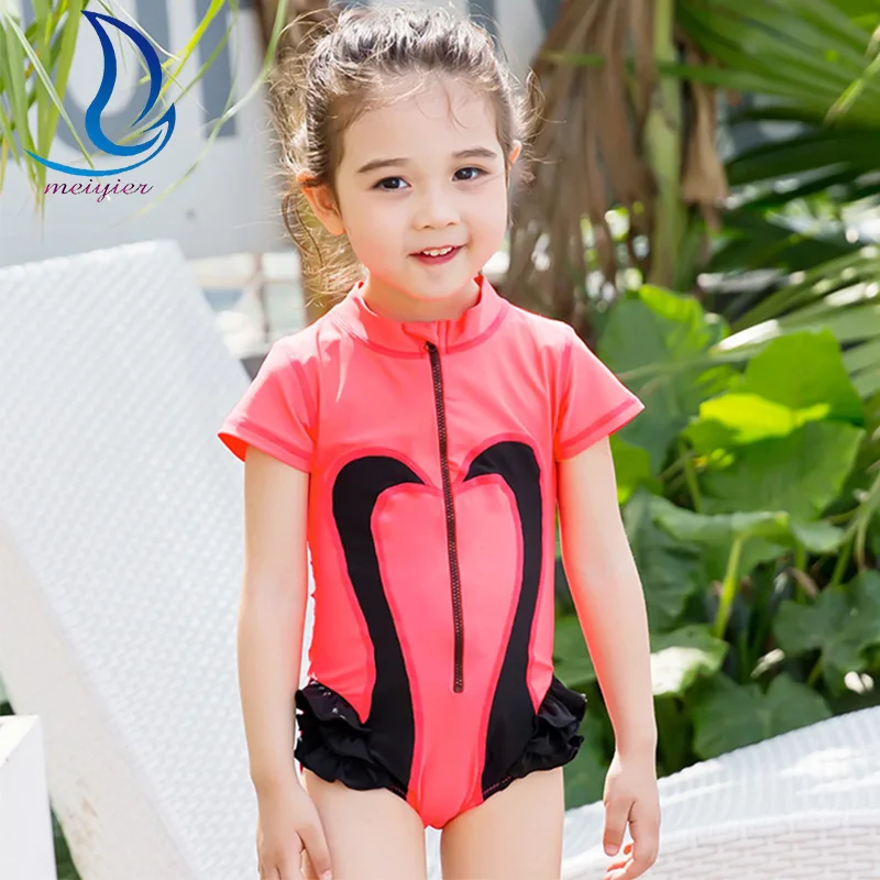 MEIYIER Children One Piece Wetsuits Triathlon Short Sleeve Snorkeling