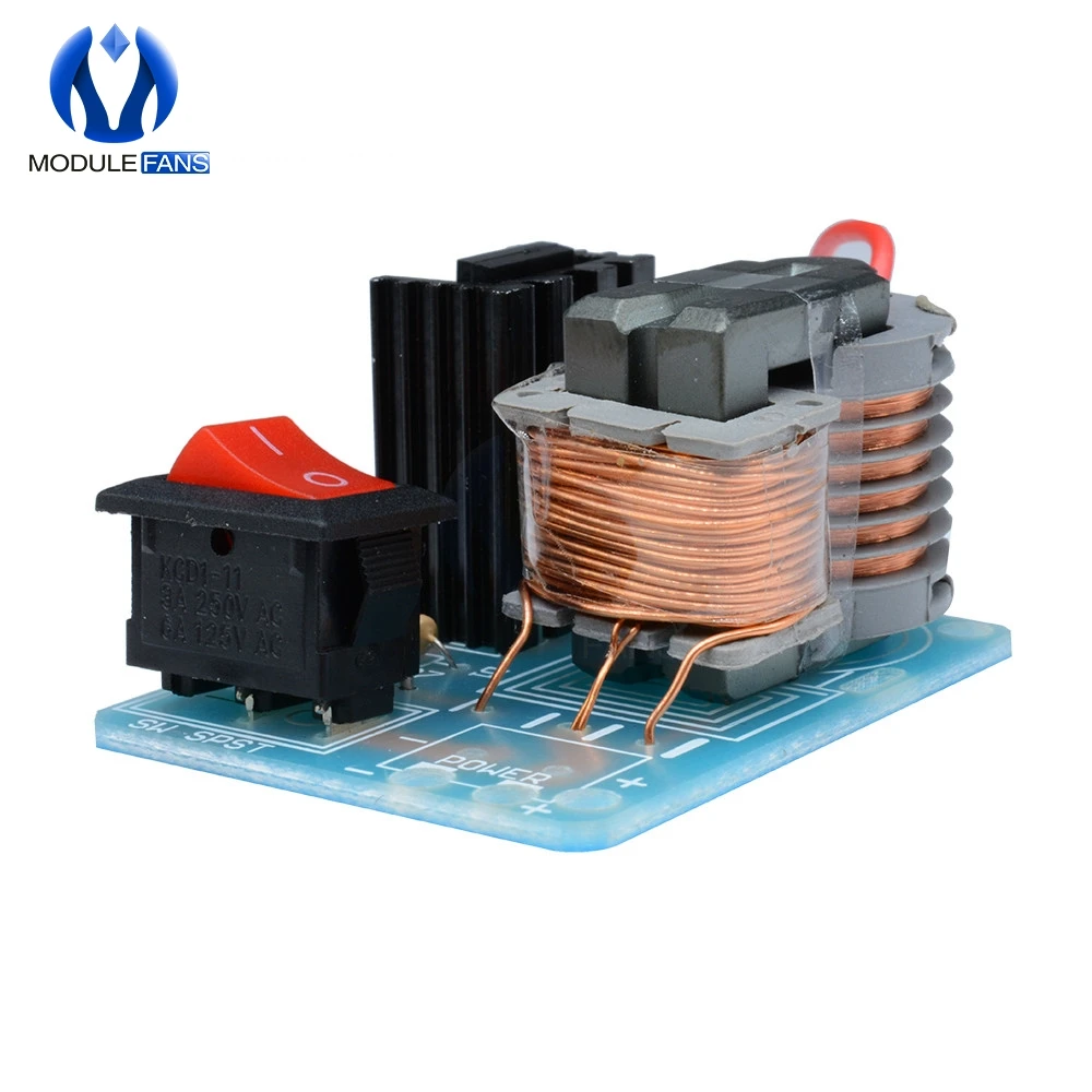 15KV высокочастотный DC высоковольтный дуговой генератор зажигания, инвертор, повышающий рост 18650, набор для самостоятельной сборки, u-образный трансформатор 3,7 в