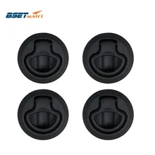 4 шт. лучшая матель не-блокирующая ручка флеш лодка морская защелка флеш-тяга защелки Slam подъемная ручка палубный люк судовое оборудование