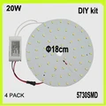 1 PACK round 24W LED down light led board PCB led techo LED warm cold white led circular tube=50W 2D tube 120V 220V 230V 240V