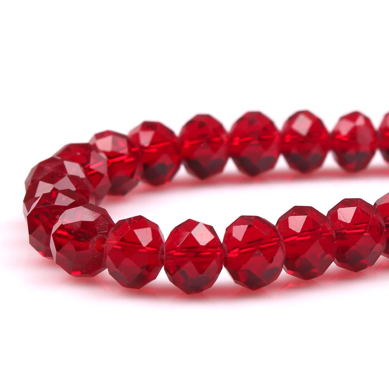 6mm High Quality Plastic Crystal Beads 100pcs/lot For Necklace Bracelet