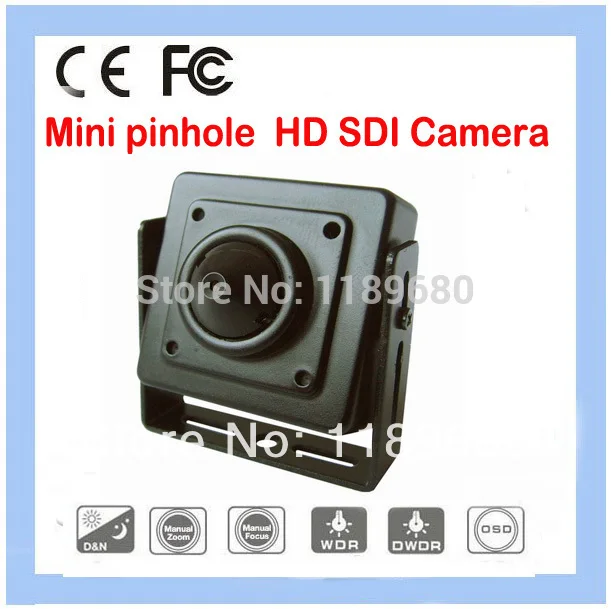 High Quality Mini HD SDI camera 3.7mm mini pinhole lens 1080P output SONY Exmor Sensor  2.1 Mega Pixel