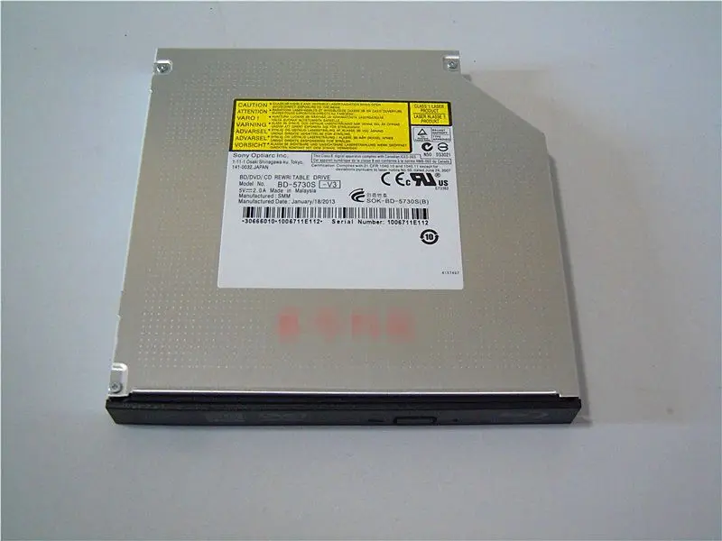 Новинка BD 5730S 5740S 6X 3D Blu ray RE DL двухслойный 8X DVD RW 24X тонкий оптический привод SATA для