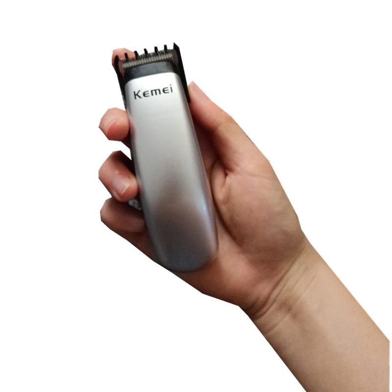 Kemei Мини электрическая машинка для стрижки волос батарея резак для волос легко обрабатывать машинка для стрижки волос расчески бытовой триммер для волос для мужчин D42
