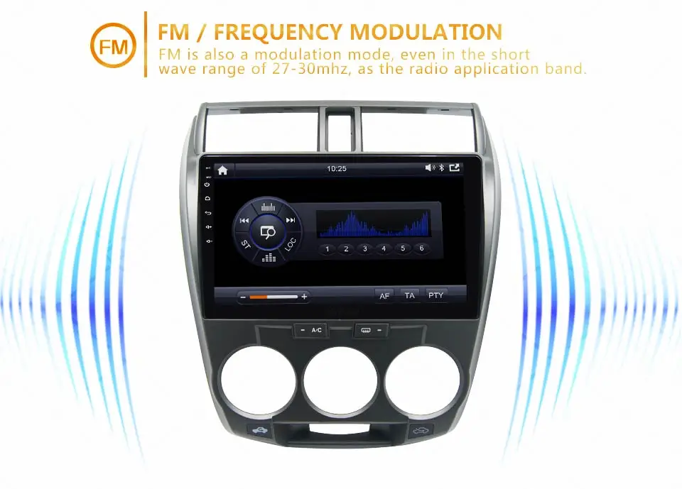 Flash Deal Kirinavi Car Radio 10" Touch Screen 2 Din auto android for Honda City dvd audio multimedia Navigation player radio 7