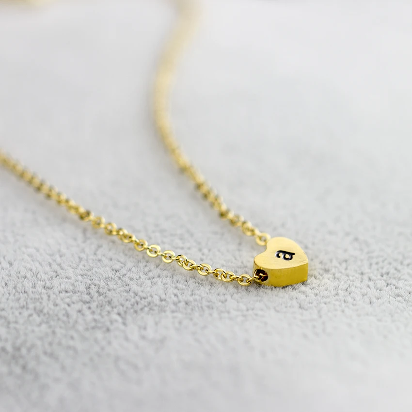 

A-Z Nameplate Pendant Necklace Custom Multiple Name Necklace Personalized Stainless Steel Chain Jewelry Collar Nombre Mama BFF