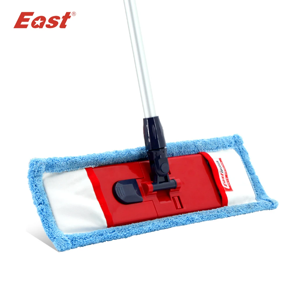 

Life83 flat telescopic mop with pole microfiber cloth towel for home floor kitchen living room cleaning